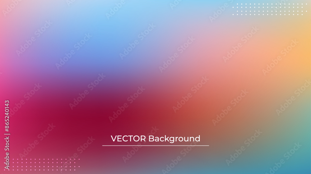 Smooth and blurry colorful gradient mesh background. Modern bright rainbow colors. Easy editable soft colored vector banner template. Premium quality Smooth and blurry colorful gradient mesh background. Modern bright rainbow colors. Easy editable soft colored vector banner template. Premium quality