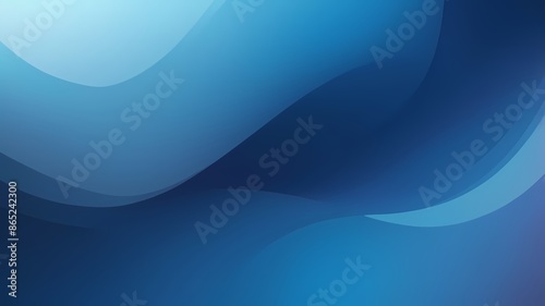 Abstract blue waves background illustration