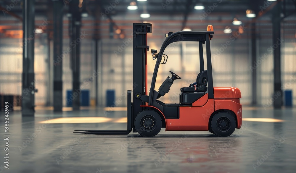 Warehouse equipment forklift loader pallet stacker truck Background Warehouse equipment forklift loader pallet stacker truck Background