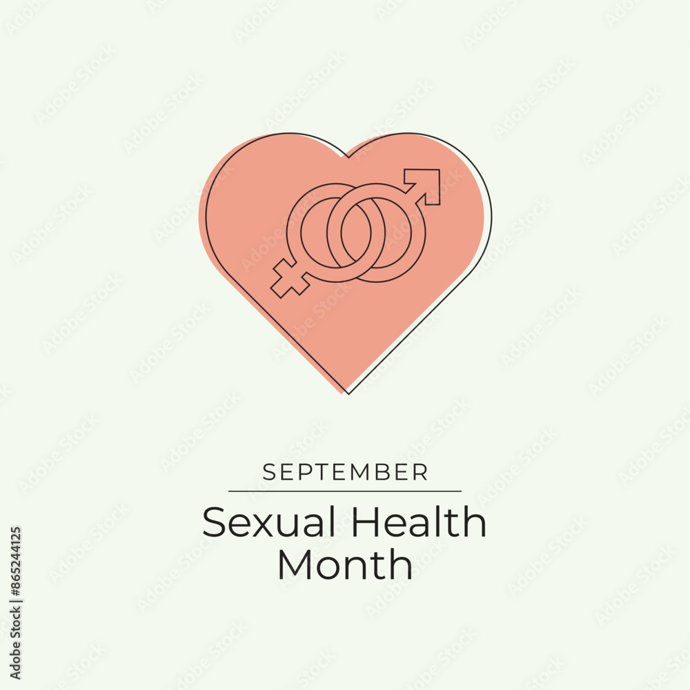 Sexual health month design template good for celebration usage. ribbon design for sexual health month. flat ribbon vector design. eps 10. Sexual health month design template good for celebration usage. ribbon design for sexual health month. flat ribbon vector design. eps 10.