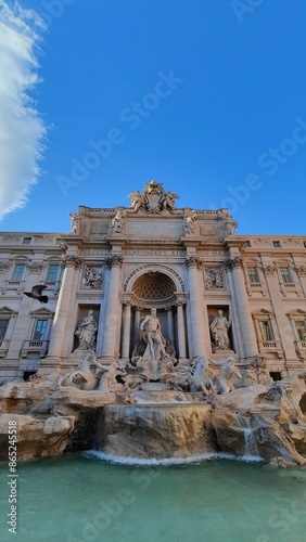 Photography The Trevi Fountain in Rome, Italy