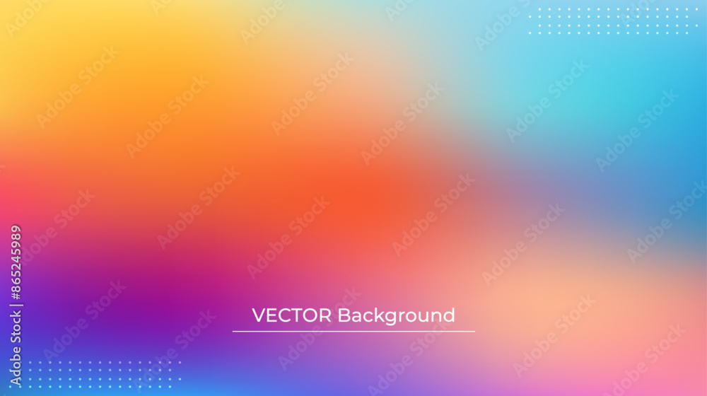 Smooth and blurry colorful gradient mesh background. Modern bright rainbow colors. Easy editable soft colored vector banner template. Premium quality Smooth and blurry colorful gradient mesh background. Modern bright rainbow colors. Easy editable soft colored vector banner template. Premium quality