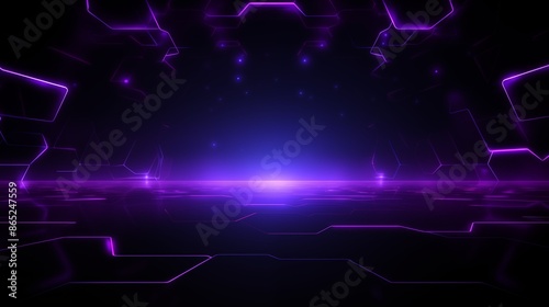 Purple and black minimalistic tech background photo