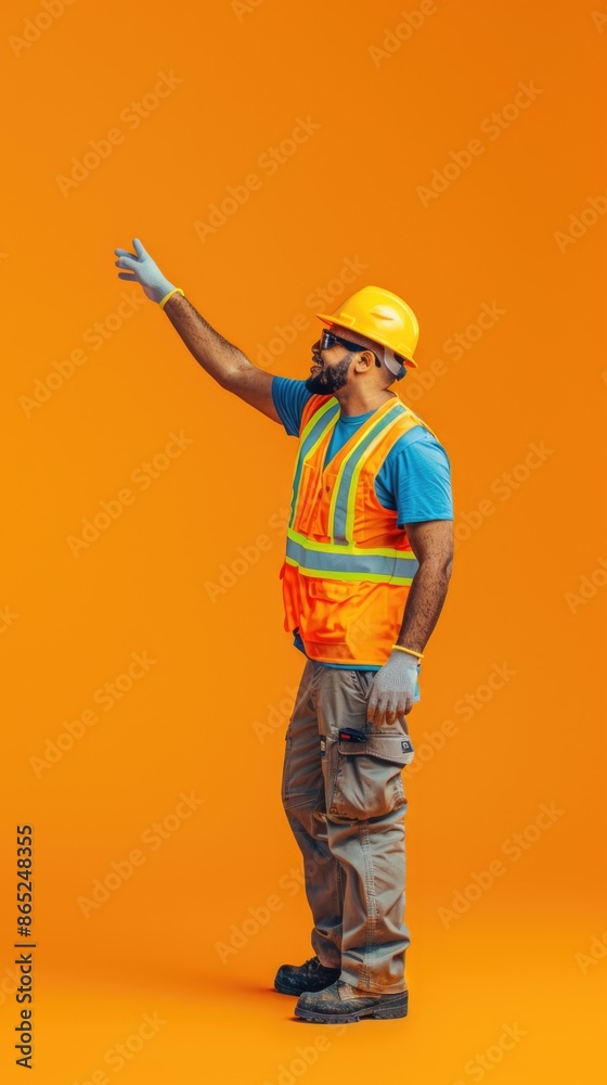 happy latin construction worker builder, ai happy latin construction worker builder, ai