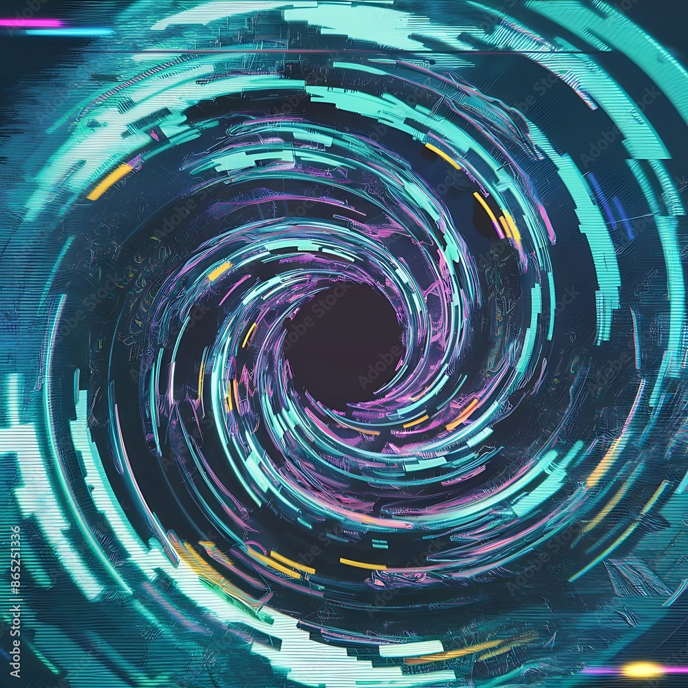 Abstract background with interlaced digital glitch and distortion effect Background Wallpaper Abstract background with interlaced digital glitch and distortion effect Background Wallpaper