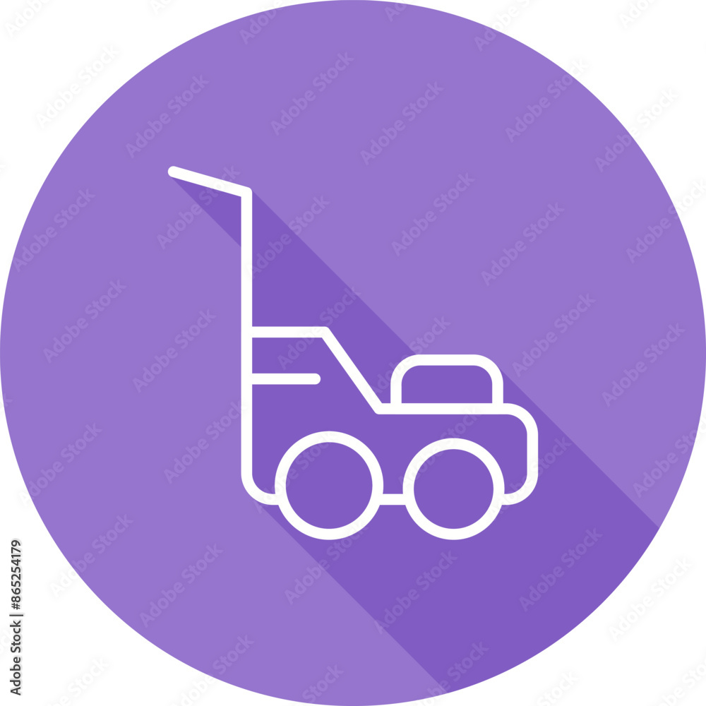 Lawnmower Vector Icon Lawnmower Vector Icon