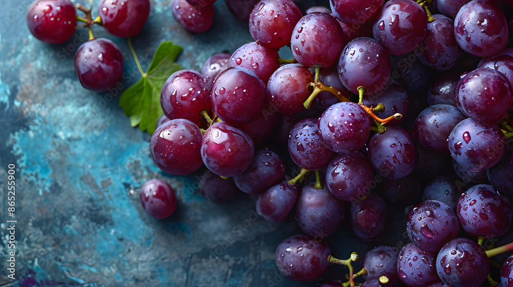 fresh grape top down view background poster fresh grape top down view background poster