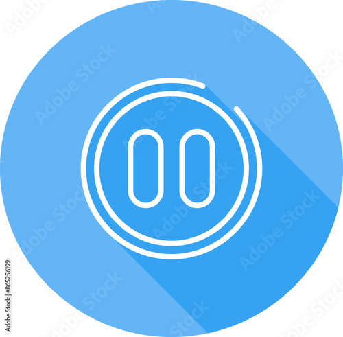 Pause Button Vector Icon