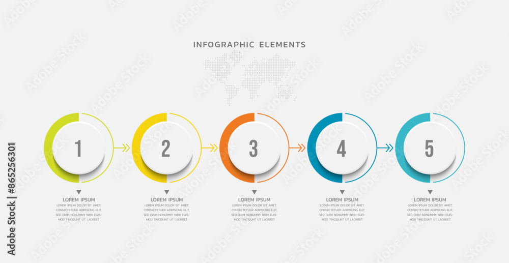 Vector infographics business template design Vector infographics business template design