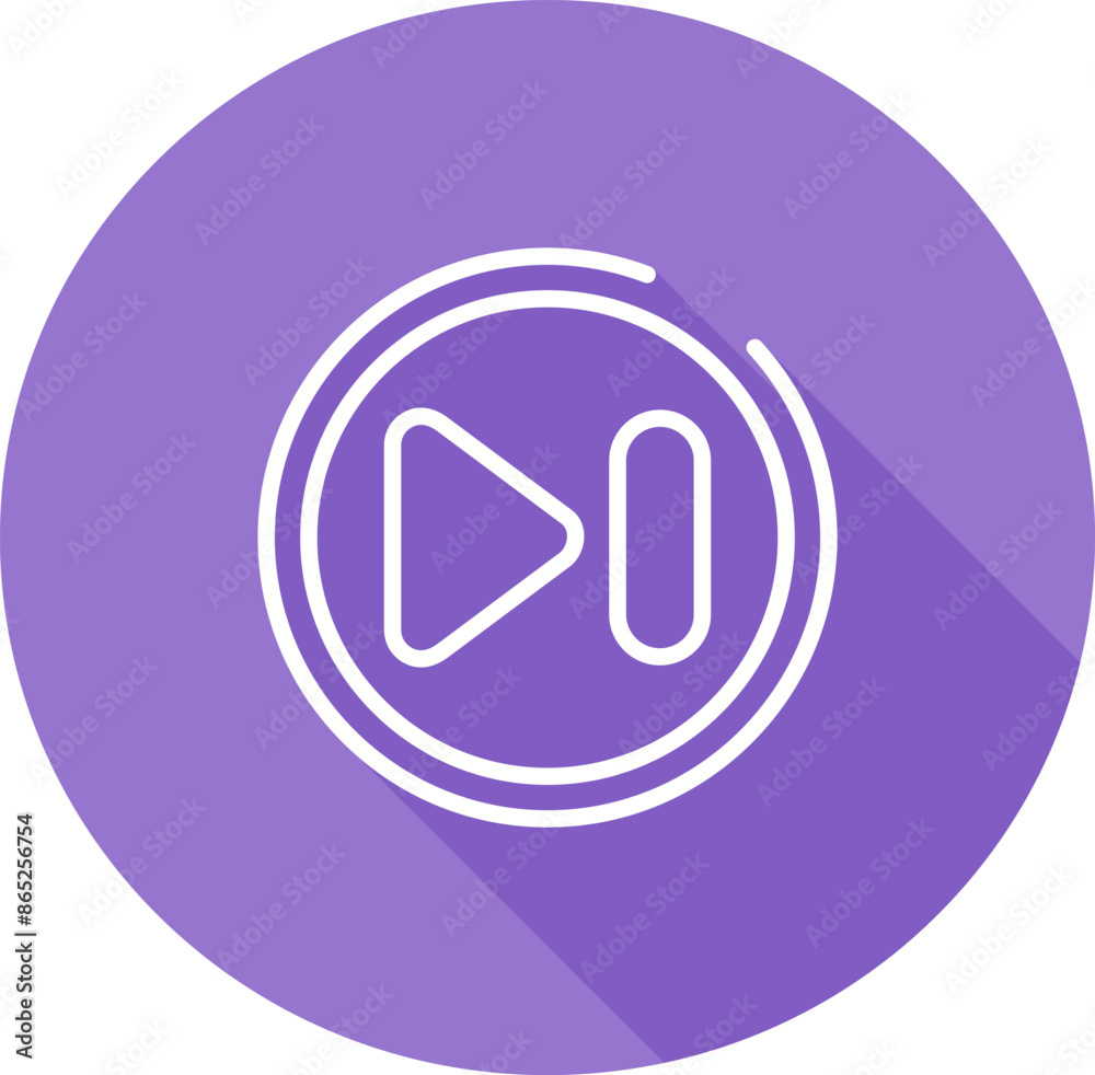 Next Track Button Vector Icon Next Track Button Vector Icon