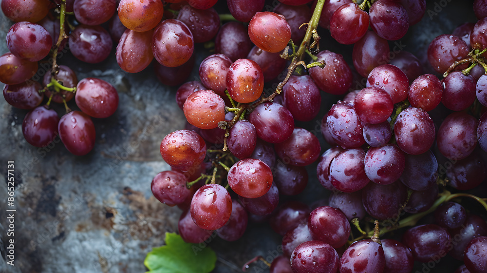 fresh grape top down view background poster fresh grape top down view background poster