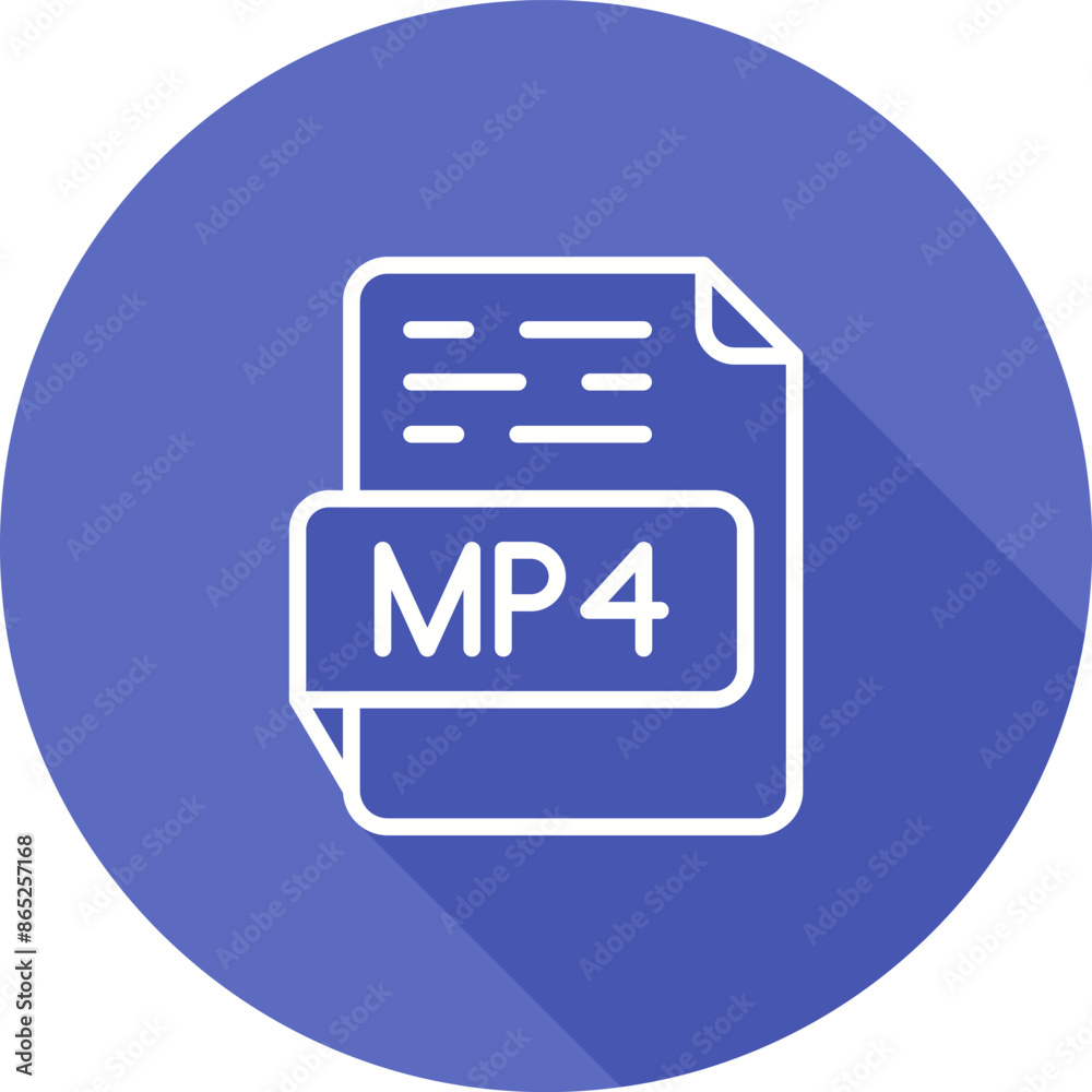 MP4 Vector Icon