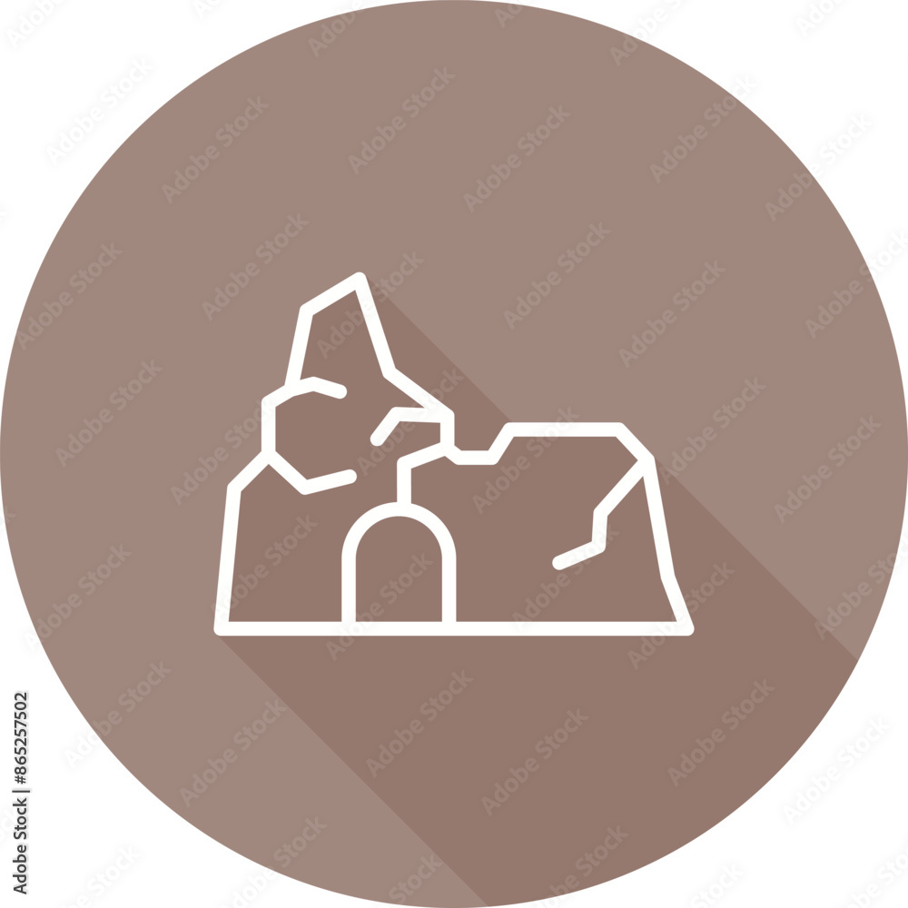 Cave Vector Icon Cave Vector Icon