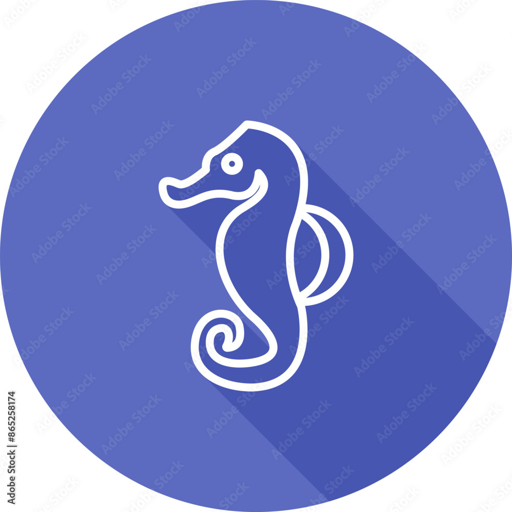 Seahorse Vector Icon Seahorse Vector Icon