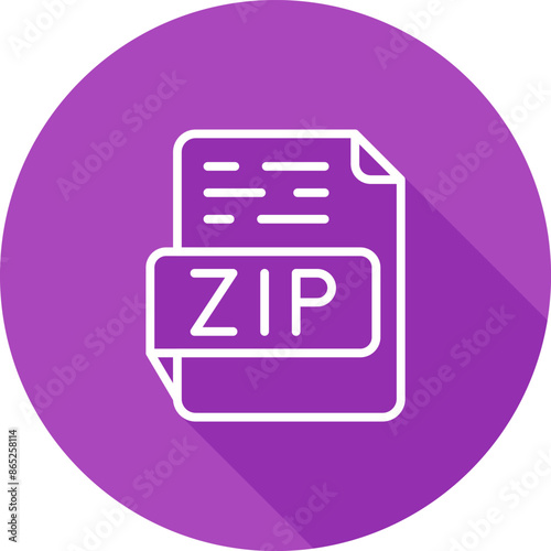 ZIP Vector Icon