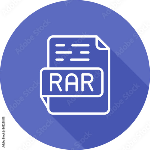 RAR Vector Icon