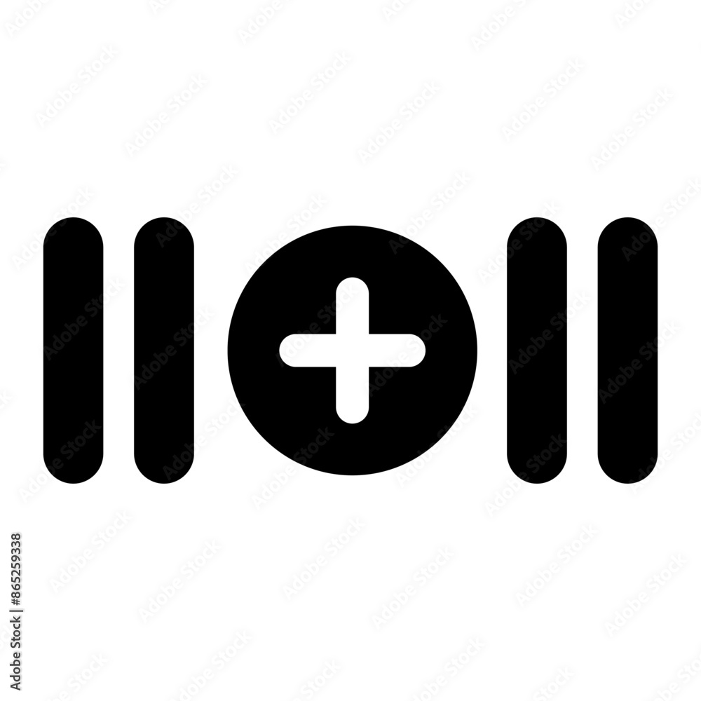 Obraz premium Data Bar Vertical icon. vector illustration for your company logo an web design