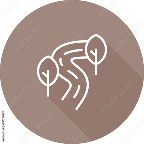 River Vector Icon