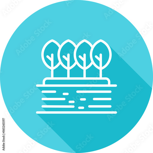 Lake Vector Icon