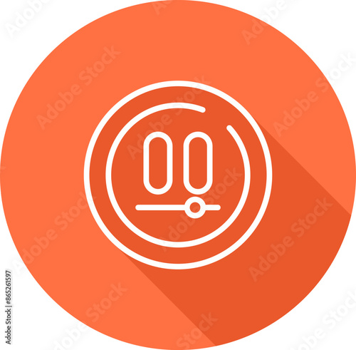 Video Pause Circle Vector Icon