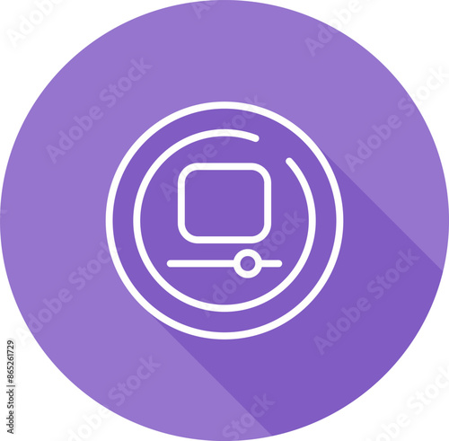 Video Stop Circle Vector Icon