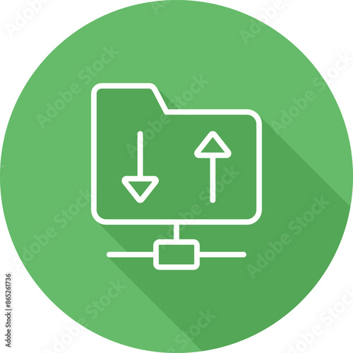 FTP Hosting Vector Icon