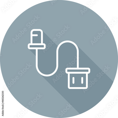 Cable Ferrule Vector Icon