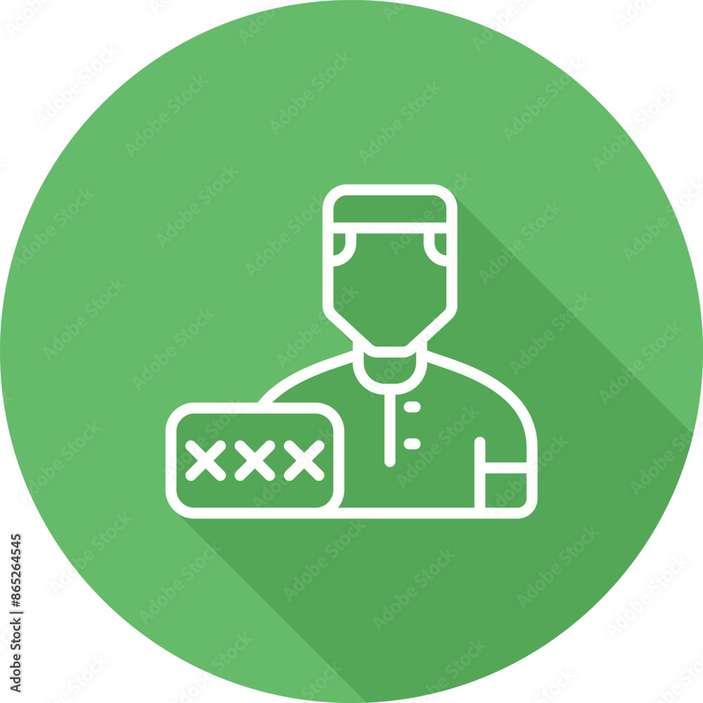 User Password Vector Icon User Password Vector Icon