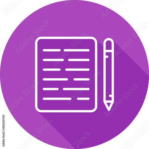 Document Editing Vector Icon