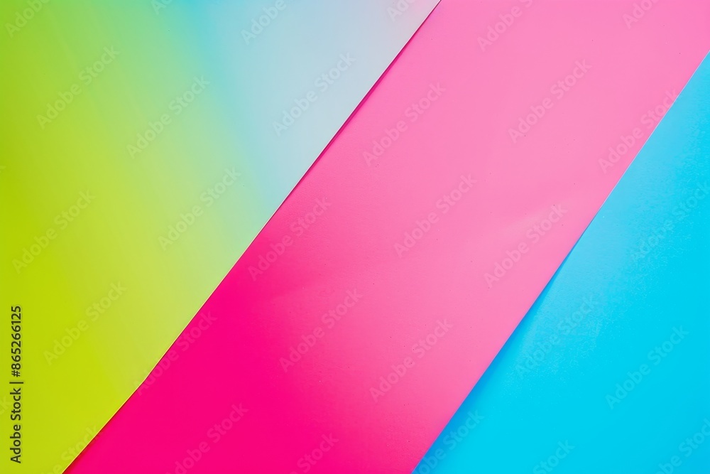 Three colors, green, pink and blue, are creating a dynamic and modern composition, ideal for a website banner or a social media post Three colors, green, pink and blue, are creating a dynamic and modern composition, ideal for a website banner or a social media post