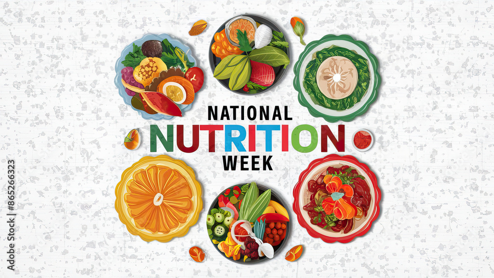 national nutrition week, simple poster design Social Media Poster national nutrition week, simple poster design Social Media Poster