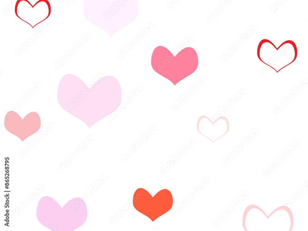 Red hearts confetti. Scatter cornered border on white valentine background. Red hearts confetti. Scatter cornered border on white valentine background.