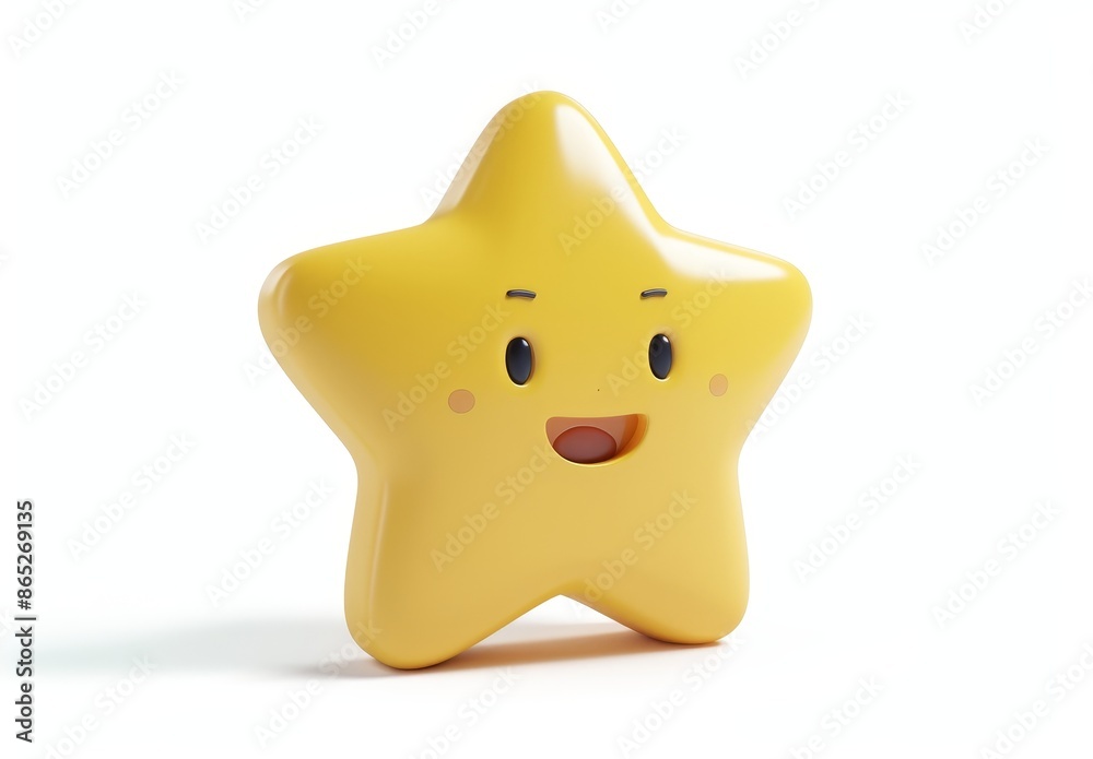 A 3D rendering of a shining star icon on a purple background, with decorative elements and a stylized sharpening star in the background.