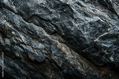 Black stone texture background. Natural stone surface for design and decoration.