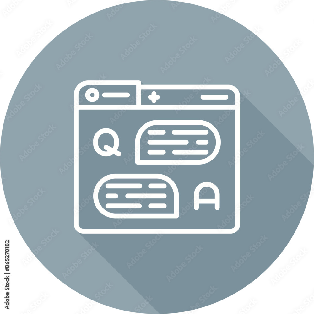 Forum Vector Icon Forum Vector Icon