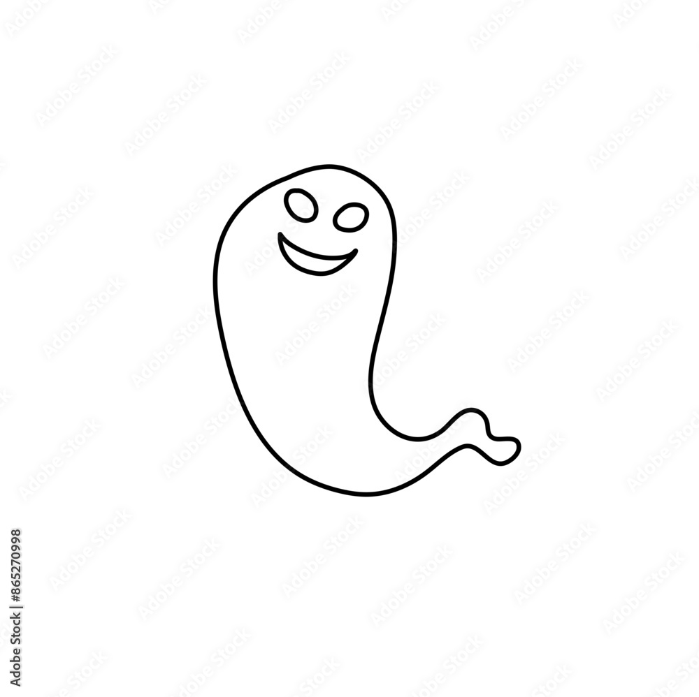 Halloween ghost line art Halloween ghost line art