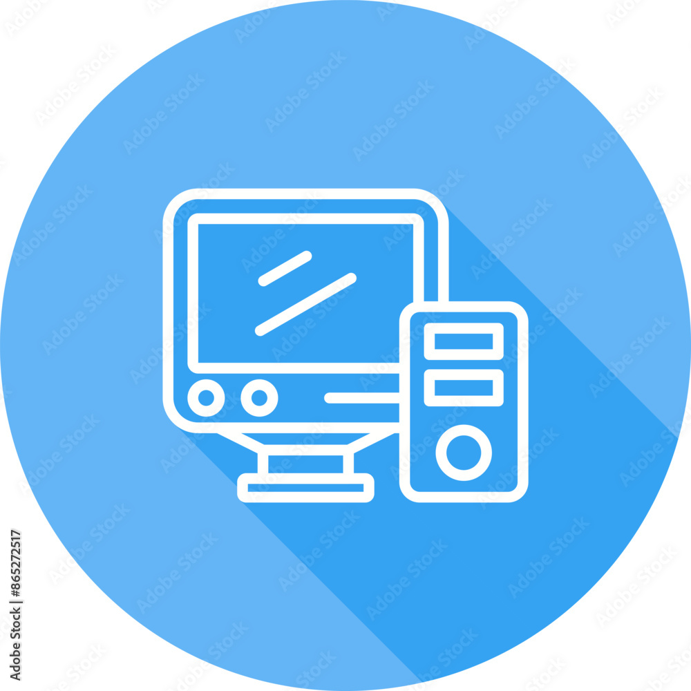 Desktop Vector Icon Desktop Vector Icon