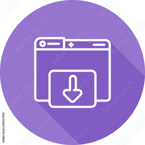 Downloading Vector Icon