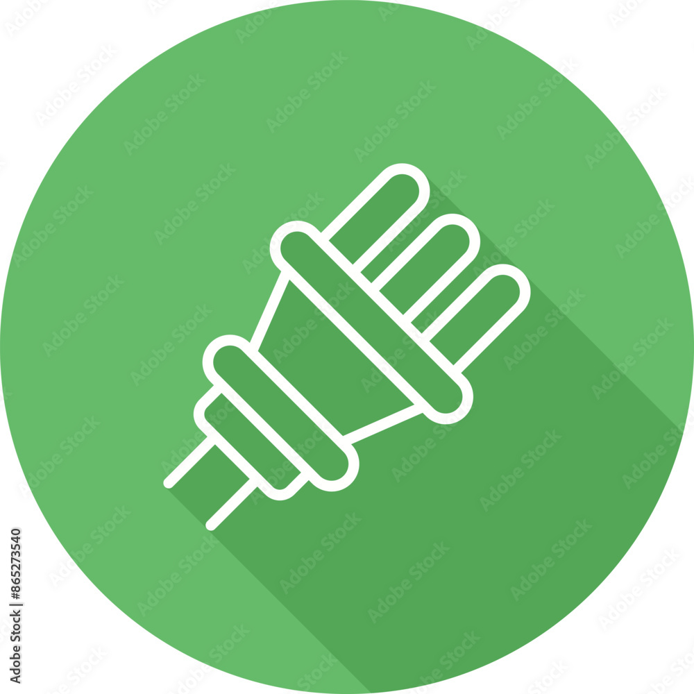 Fototapeta premium Plug Vector Icon