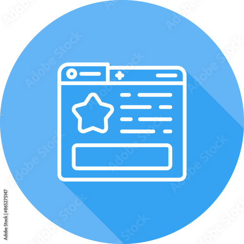 Favourite Page Vector Icon