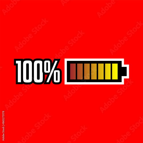 100 percent full battery