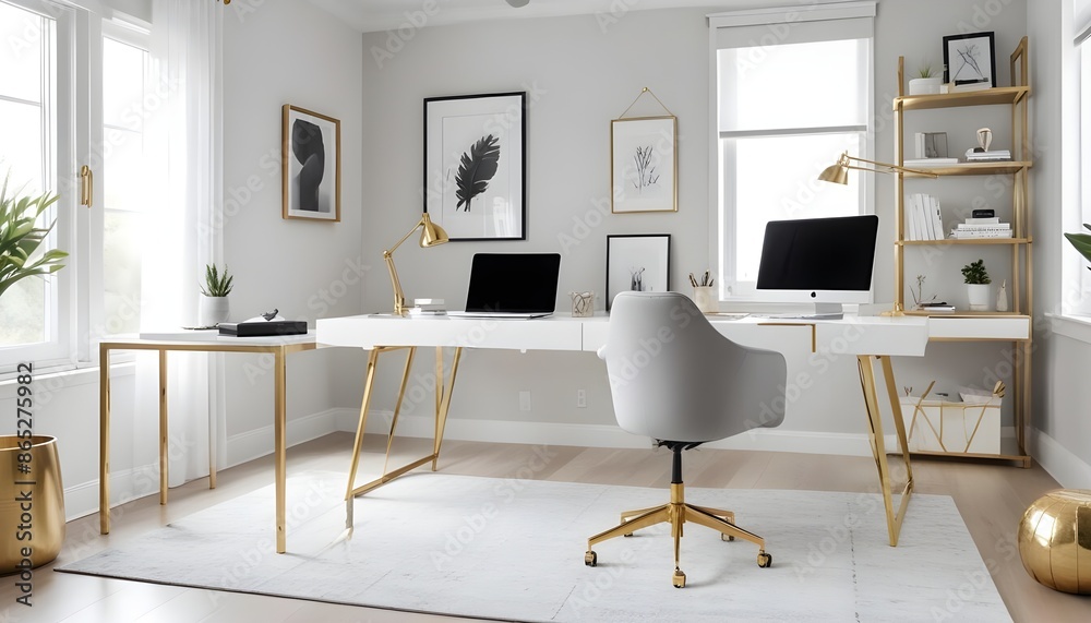 Photo interior modern design room 3d illustration Photo interior modern design room 3d illustration