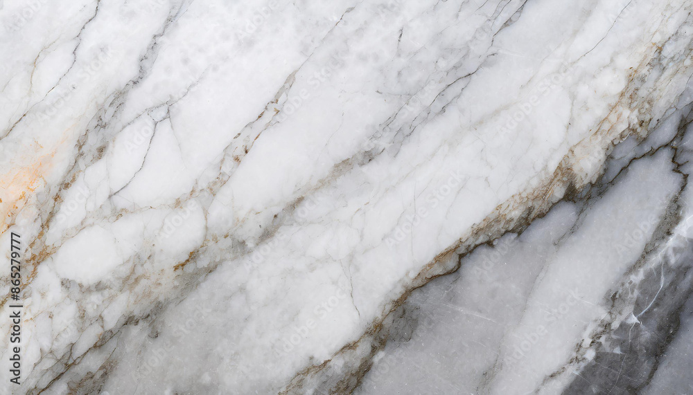 Fototapeta premium white gray marble texture close-up with gold inclusions and veins, wallpaper with copy space for product presentation, delicate luxury wallpaper, stone mineral banner office liquid