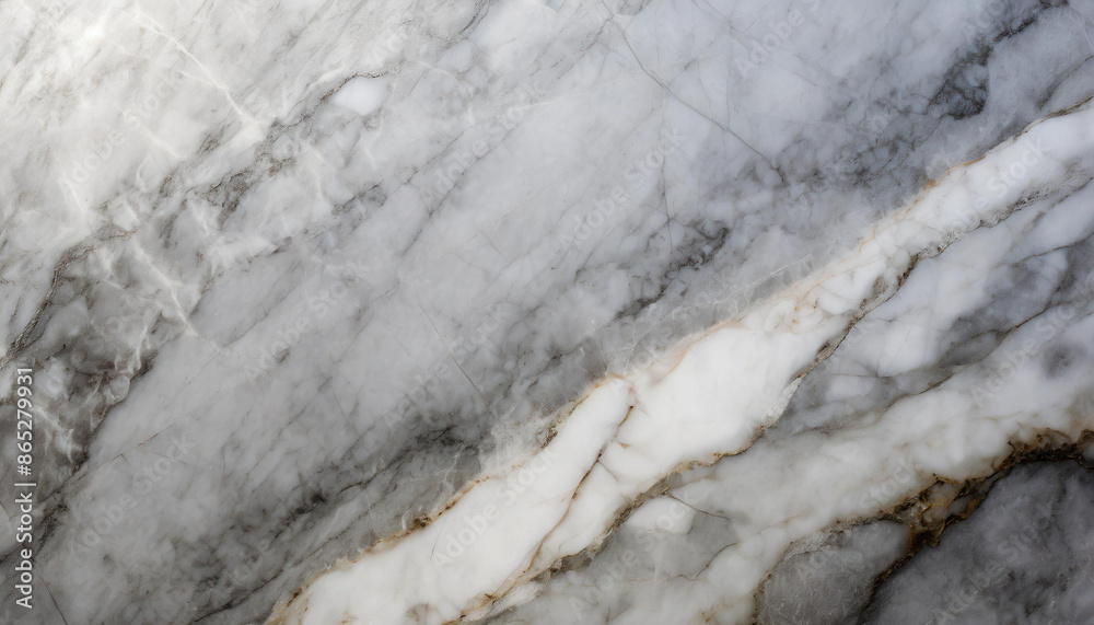 Naklejka premium white gray marble texture close-up with gold inclusions and veins, wallpaper with copy space for product presentation, delicate luxury wallpaper, stone mineral banner office liquid