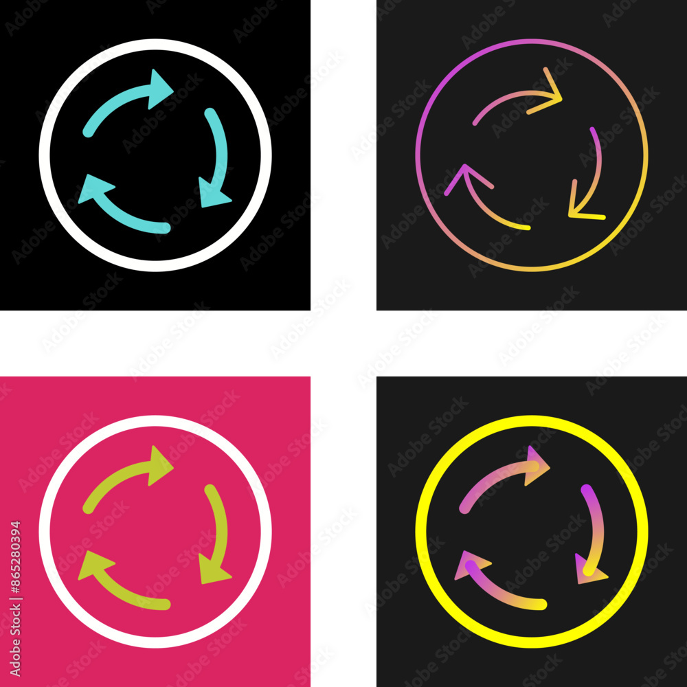 Recycle Vector Icon Recycle Vector Icon