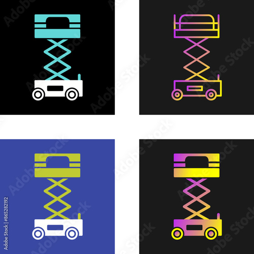 Lifter Crane Vector Icon