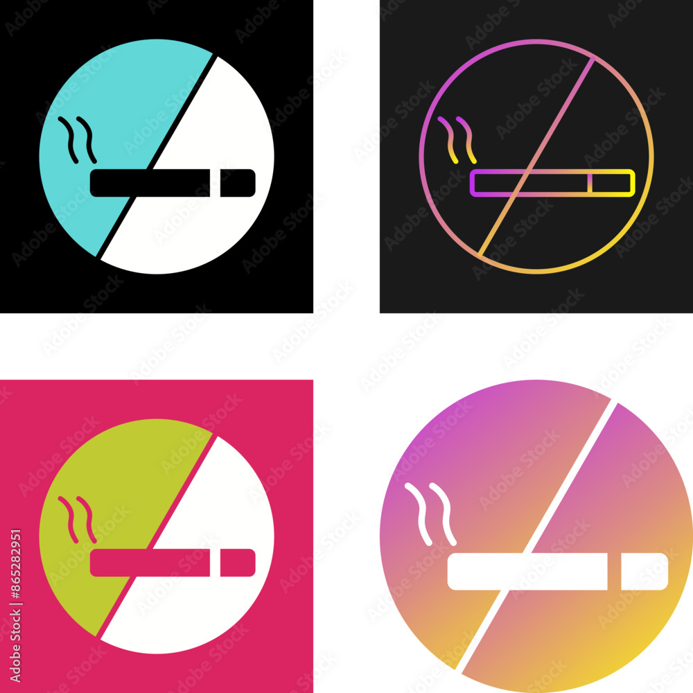No Smoking SIgn Vector Icon No Smoking SIgn Vector Icon