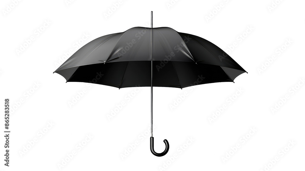 Sleek Black Umbrella Sleek Black Umbrella
