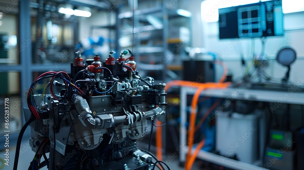 Engine with Sensors for Diagnostic Testing and Evaluation Engine with Sensors for Diagnostic Testing and Evaluation