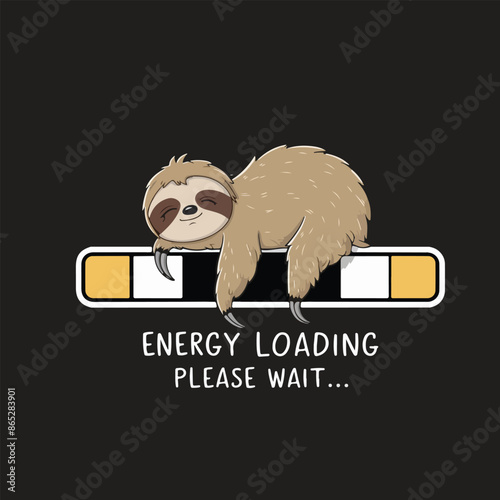 Loading Please wait text T-shirt vector art 